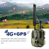 Hunting Trail Cameras Caméra de chasse solaire 4G Photo Tra Scout caméra de sentier sauvage G/Email/MMS/FTP/GSM vision nocturne caméra de charge solaire externe 4G Q240321