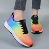 Casual Shoes Women Sports för 2024 Tennis Breattable Walking Mesh Platform Running Sneakers Female Footwear