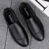 Casual Shoes 2024 Spring Autumn Versatile Men's Black Loafers Soft Sole Comfortable Flat Commuting Working Driving