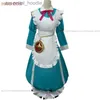 Cosplay Anime Costumes Anime Gushing Over Magical Girls Rollspel Morino Korisu Rollspel Morino Korisu Wig Maid Dress Halloween Party Setc24321