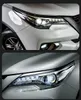 Bilstyling framlampor för Toyota Fortuner-strålkastare 20 16-20 20 Strålkastare LED DRL Signal Light Head Lamps Assembly