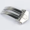 16 18 20mm Watch Band Rem Buckle Implementering Clasp Silver Högkvalitativ rostfritt stål Presenttagg287h