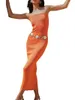 Casual Dresses Women S Sequin Embellished Strapless Backless Maxi Dress For Summer Parties And Cocktail Events