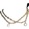 Wrapped Choker Jewelry Sterling Sier European Style Round Ball Lock Woman Pendant Necklace U-shaped Jewlery Designer for Women