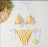 Sexy para mujer Diseñadores Bikinis Conjuntos Correa clara Forma Trajes de baño Trajes de baño para mujer Ropa de baño Ropa de playa Mujer Trajes de baño Biquini Marcas mixtas Traje de baño