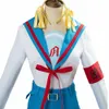 Cosplay Anime Costumes Suzumiya Haruhi JK Rola munduru odgrywanie anime no yuutsu dziewczęta Top Ski Odzież Wej Halloween Carnival Halloween Clothing Rola Playc24321