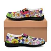 Casual Shoes InstantArts Anpassade solros Print Men Non-Slip Float Flats Business Breattable Work Footwear Söt Zapato