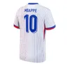 24 25フレンチクラブフルセットフレンチジャージーサッカージャージ2024 Giroud Mbappe Griezmann Saliba Maillot De Foot Equipe Maillots Kids Kit Women Men Men Shird Frances