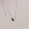 Colliers pendentif Collier coeur élégant Bijoux de cou uniques français pour un usage quotidien Rendez-vous