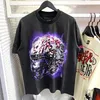 Hellstar Shirt Rappe męskie koszulki Raper umyte ciężkie rzemiosło unisex krótkie rękawe top street retro piekielne koszulki męskie koszule męskie