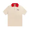 Męskie plus koszulki Polos okrągły koszulka haftowa i drukowana letnia noszenie w stylu polarnym z czystym bawełnianym he4e