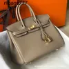 Echtes Leder BK Tote Bag Handtaschen Designer Lychee Grain Top Layer Rindsleder Klassische Handtasche Große Kapazität Braut Hochzeit Damen Original