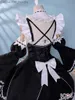 Cosplay Anime Costumes Rem Lolita Maids Rollspel ger Vestido Re Zero Kara Hajimeru Isekai Seikatsus Halloween ger en kvinnlig lolita klänningc24321