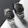 Slippers Titanium Metal Strap 20 mm pour Huawei Watch 3 Band Pro GT2 Watch Band pour Samsung Watch 3 45 mm Business Bracelet Bracelet