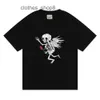 メンズTシャツギャラリーデザイナーTshirts Deptt Seaters American Fashion Brand Skull Rose Men and Women Lovers High Street 4C1Cのための半袖Tシャツ