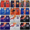 Retro basket vintage tröja man kastback Kevin Durant 35 Derrick Rose 1 Patrick Ewing 33 Wilt Chamberlain 13 Spud Webb 4 Carlos Arroyo 30 Kevin Garnett 5 Shirt