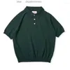 Mens T Shirts 2024 Summer Streetwear Retro Casual Fashion Knit T-shirts Slim Fit Short Sleeve Shirt Multicolour Top Clothes Tshirt