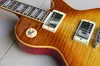 Custom SunBurst Flame Maple-top guitarra elétrica Tuilp tuner hardware cromado