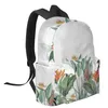 Zaino stile giardino piante tropicali fiori borse da scuola per studenti laptop personalizzati per uomo donna donna viaggio Mochila