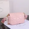 Luxury Prados Lingge Crossbody Bag Designer Mini Pink Womens Wallet Shoulder Bag Three In One Crossbody Bag Womens Fashion Medieval Chain Bag Underarm Bag