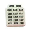 10pcs/lot Replacement Rubber Keypad For CP1660