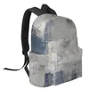 Backpack Geometric Abstract Oil Painting Texture Student School Bags Laptop Custom For Men Women Female Travel Mochila