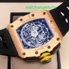 RM 시계 스위스 시계 전술 시계 RM11-03 RG 새틴 매트 등급 5 티타늄 합금 RM1103