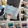 Kadınlar CF İnci-Işık Zinciri CC Torba Tasarımcı Omuz Klasik Havyar Çanta Yüksek Kaliteli Deri Crossbody Çanta Moda Deri Deri Çanta Çanta Undergol Tag