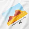 Designer Kitt Imaging Tee Sommer-T-Shirt mit ägyptischer Pyramide und Rundhalsausschnitt