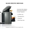 Breville's Nespresso Vertuoplus Coffee Espresso Hine, 8 uncji (około 226,8 gramów), szary