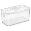 Storage Bottles Fresh-keeping Bread Box Airtight Capacity Refrigerator With Timer Lid For Dumplings