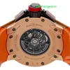 Crystal Automatic Wrist Watch RM Wristwatch RM032 Return Chronograph Diver Car Gold Mens Watch RG