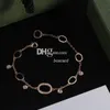 G Carta Selos Pulseiras Designer Matal Cadeia Strass Pulseiras Clássico Pulseiras de Corrente Fina