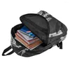 Backpack Brush Nostalgic Lines Student School Bags Laptop Custom For Men Women Female Travel Mochila