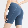 womens shorts yoga pants leggings biker running workout shorts gym Volleyball athletic shorts with pockets