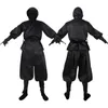 cosplay Fantasias de Anime Halloween está aqui.O desempenho do conjunto de RPG ninja preto e branco masculino japonês está aquiC24321