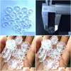 Decoração de festa 100 pcs 16mm contas de cristal transparente para lustre peças cortina acessórios decoração casa janela kawaii gota entrega otguz