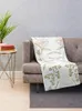 Decken Frühling Blumendruck Überwurfdecke Haar Warm Pelziges Sofa