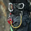 アクセサリーXinda Rock Climbing Antiloss Rope Elastic Sling Highaltitude Tool Antifall Retractable Rope Hanging Missロープ