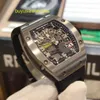 素敵な腕時計RMリストウォッチコレクションシリーズ中空の日付ディスプレイ48*40mm RM029チタン合金フルホロー