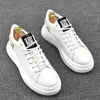 Casual Shoes Spring Autumn White Men's Fashion Sneakers Luxury Designer Lace Up Street Cool Man Flat S39