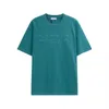 2024 여름 남자 티셔츠 랜빈 디자이너 짧은 슬리브 크루 넥 티 패션 캐주얼 남성과 여자 프리미엄 면화 퀵 드라이 스포츠 T 셔츠 gk9n