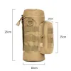 Bags Tactical Molle Water Bottle Bag Portable Lantern Pouch Holder Military Hanging Bottle Pouch for Outdoor Camping Hiking Fishing