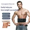 Ceinture minceur EMS Entraîneur de stimulation musculaire USB Électrique Abs Poudre de carbone Ceinture de vibration abdominale Taille et perte de poids abdominale Équipement de fitness 240321