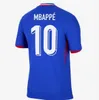 2024 25 Soccer Jerseys Home Away Kids Kit BENZEMA GIROUD MBAPPE GRIEZMANN SALIBA PAVARD KANTE THURAM Maillot De Foot Equipe Football Shirt