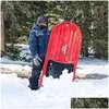 Luge Luge à neige haut de gamme pour 2 personnes avec construction à double paroi, sangle Pl et siège rembourré, choisissez entre rouge et bleu Drop Delivery Sp Dh5L7