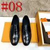 20odel Oxford Luxury Dress Shoes For Men Affärsmode Handgjorda bröllop Formella äkta läderdesigner Mänskor Original