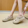 Sandaler nummer 37 Plattform Kvinnor Fashion Flip Flops Khaki Sneakers Shoes Sandal Women Luxury Sports Trending Seasonal Foot Wear