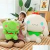 Stuffed Plush Animals 2024 Wholesale 45Cm New Stberry Kuromi P Toy Cute Girls Pillow Flower Dress Melody Drop Delivery Toys Gifts Otr3A