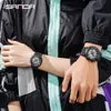 Новые электронные молодежные студенческие модные часы с двойным дисплеем, крутые мужские часы